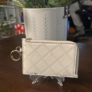 A New Day Cream Quilted Wallet